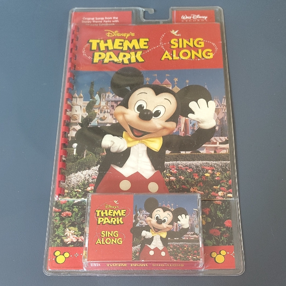 Vintage Disney Theme Park Sing Along Set Retired Never Opened